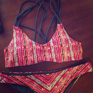 Tribal print bikini